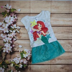 Little Mermaid Shirt and Skort set.